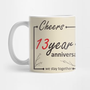 13 Year anniversary Mug